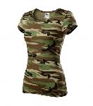 Tricou Dama Malfini, Camuflaj Woodland