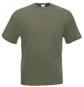 Tricou Fruit of the Loom Valueweight Olive