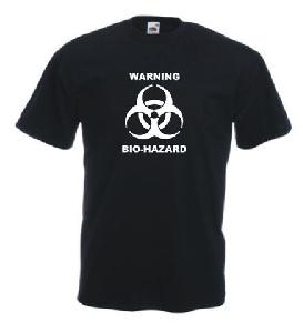 Tricou imprimat Bio Hazard Warning