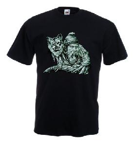 Tricou imprimat Burebista Lup DTG