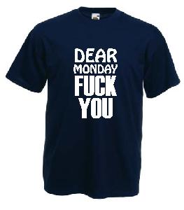 Tricou imprimat Dear Monday