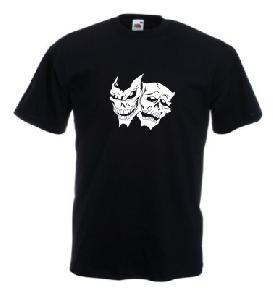 Tricou imprimat Doua Masti