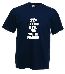 Tricou imprimat Evil Liver