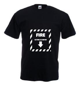 Tricou imprimat Fire Extinguesher