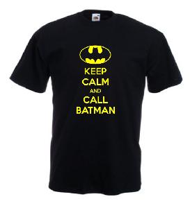 Tricou imprimat Keep Calm Batman