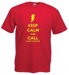 Tricou imprimat Keep Calm Captain Marvel