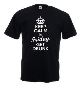 Tricou imprimat Keep Calm Friday