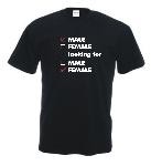 Tricou imprimat Looking for