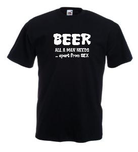 Tricou imprimat Man needs