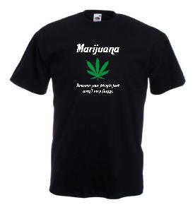 Tricou imprimat Marijuana Friends