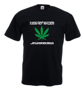 Tricou imprimat No Marijuana
