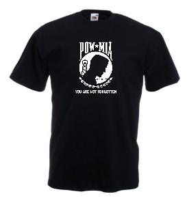 Tricou imprimat POW MIA