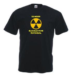 Tricou imprimat Radioactive galben