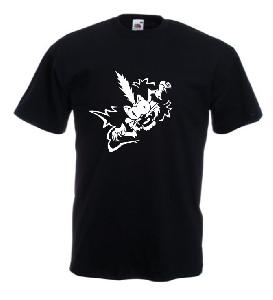 Tricou imprimat Scary Cat