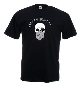 Tricou imprimat Skull Hooligans