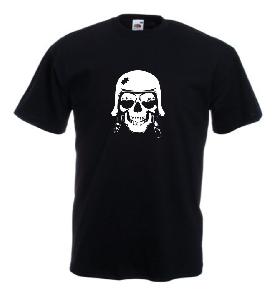 Tricou imprimat Skull Pilot