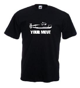 Tricou imprimat Your Move