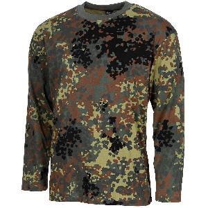 Tricou Maneca Lunga Camuflaj Flecktarn