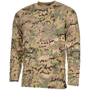 Tricou Maneca Lunga Camuflaj Multicam