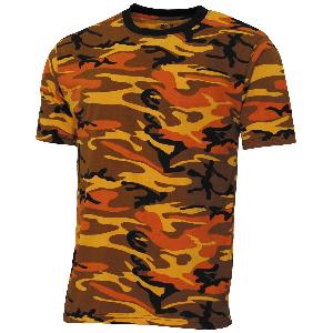 Tricou Street Style, Camuflaj Portocaliu