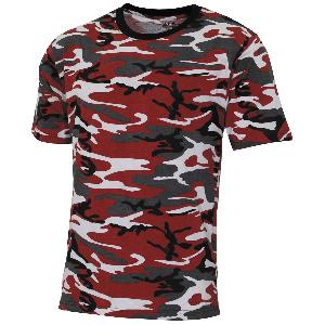 Tricou Street Style, Camuflaj Rosu