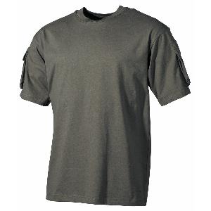 Tricou Tactic, Buzunar pe Maneca, Kaki